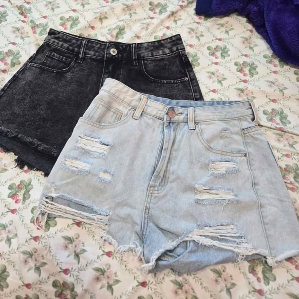 2-Pack Denim Shorts Bundle – Size S (Shein)
